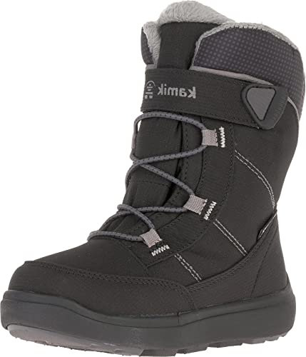 Kamik Kinder Stance2 Winterstiefel, Schwarz (Black Mid Grey BMG), 28 EU