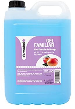 Desmabel Family Gel mit Mango-Essenz, Bade- und Duschgel, Flasche, pH 5,5, tägliche Anwendung, Gel für die ganze Familie, Handgel, sanfte Formulierung, 5000 ml