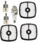 Hippotech SRM-225 SRM-265 Bougie d'allumage de filtre à Air pour Echo 90074 90152 SRM-211 SRM210 SRM211 GT200 GT225 GT201 PB200 ventilateur de coupe