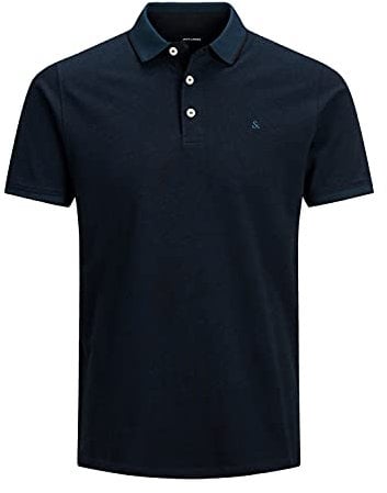 JACK & JONES Jjepaulos Polo Ss Noos Maglietta, Navy, XL Uomo