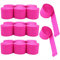 ANCLLO 20 rollos de papel crepé de 3,5 cm x 10 m, serpentinas de fondo para colgar decoraciones para fiestas de cumpleaños, bodas y festivales (Rosado)