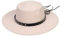 VPbao Bowlerhut für Damen und Mädchen, Wolle, breite Krempe, Fedora-Hut, Damenhut, Schlenker-Glocke, Derby, Kirche, Party, Hüte – faltbar, beige, Einheitsgröße