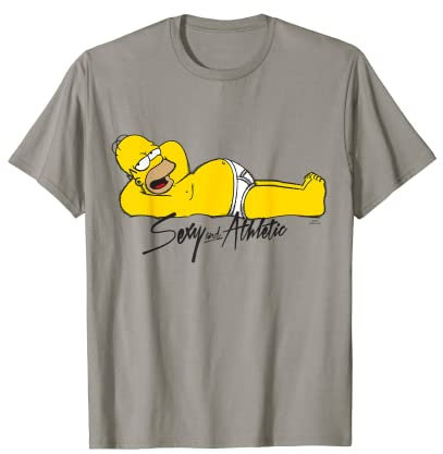 The Simpsons Homer Canapé sexy et coquin, pour se détendre avec pommes de terre T-Shirt