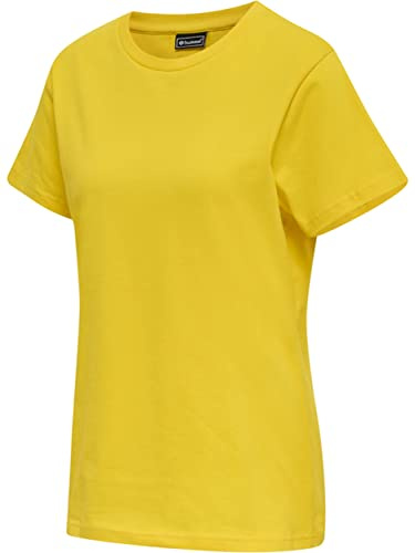 hummel, hmlRED Basic T-Shirt S-S Woman, Empire Yellow, XL