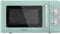 Cecotec Mikrowelle mit Grill Proclean 3110 Retro Green Mechanische, 700 W in 6 Stufen, Timer bis zu 30 Minuten, Auftaumodus, Vintage-Design in Grün, Stahl-Finish