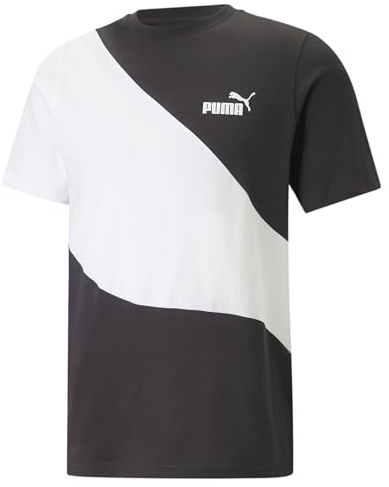 PUMA Herren Power Colorblock Tee T-Shirt