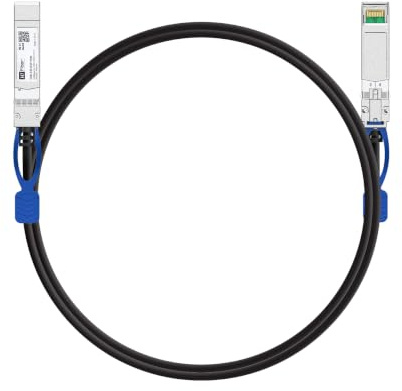 HiFiber 1er-Pack 2m 25G SFP28 DAC Direct Attach Kupfer Twinax-Kabel kompatibel mit Cisco SFP-H25GB-CU3M, Ubiquiti, Netgear und andere offene Switches und NIC