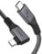 XAOSUN USB4 Cable for Thunderbolt 4 Cable Short 0.3M, 240W Fast Charging & 40Gbps Data Transfer,8K@60Hz Video, 90 Degree USB C Compatible for iPhone 15/Pro/Max, MacBook Pro, iPad Pro & Displays