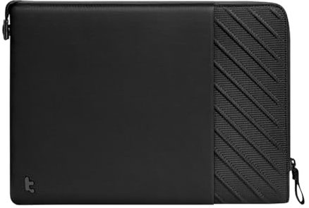 tomtoc Voyage-A10 Slim Laptop Sleeve for 16-inch MacBook Pro M4/M3/M2/M1 Pro/Max A2991 A2780 A2485, Water-Resistant Protective Laptop Case for 15-inch MacBook Air M3/A3114, M2/A2941, Minimalist Design