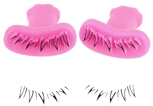 Tampons en silicone pour faux cils, impressions de cils - Tampons réutilisables en silicone pour les cils inférieurs - Applicateurs de maquillage pour les yeux pour le maquillage - Aspect facile à