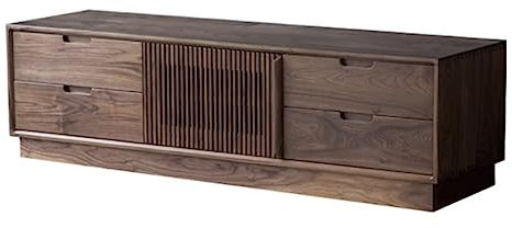 Consola de Televisión Mueble nórdico for TV, Mueble Audiovisual Sencillo for Sala de Estar, Mueble de Suelo, Mueble bajo con 5 cajones de Almacenamiento Soportes de TV para Sala de Estar