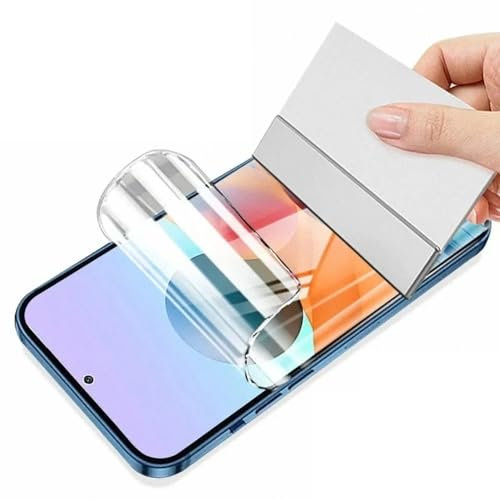 Renwox 2 Película Hidrogel de alta Sensibilidad para Xiaomi Mi 10 Lite 5G 6.57 Protector de Pantalla Transparente Flexible a Prueba de Explosiones Desbloquear la Película Hidráulica