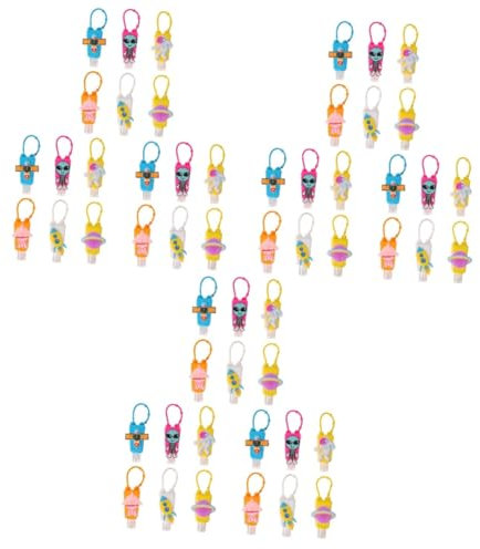 Ipetboom Hand Dispenser 18 STK Flasche aus Kieselgel Portable tragbare Spritzflaschen aus Kunststoff Lotionsflasche zusammendrücken Handlotionflaschen Behälter für