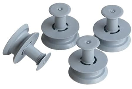 FIGEVIDA Kit 4 pezzi Ruote Cesto Lavastoviglie Compatibile per Whirlpool 481252888068 481252888113