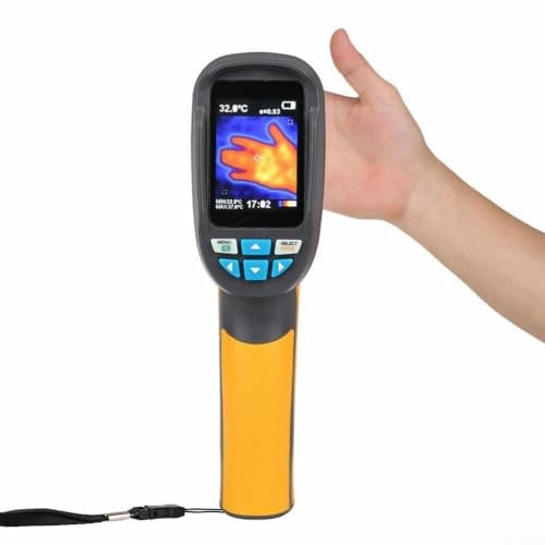 Hti HT-02 Infrarot Wärmebildkamera, IP67 IR-Auflösung 3600 Pixel, Handheld Thermal Bildgebungsgerät Farbdisplay 1024p Bilderfassung Industrielles Wärmebildgerät