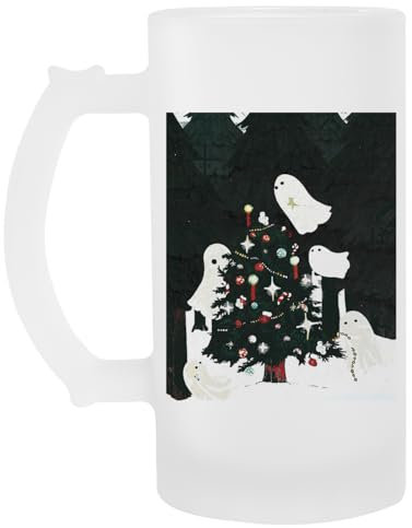 Ameretee Weihnachtsstimmung Bierkrug-Griff-Getränkebecher