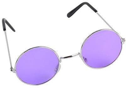 PACKOVE 4 Stück 1 Set Bunter Anhänger Mit Friedenszeichen Halskette Friedens Charm Anhänger Friedenszeichen Ohrringe Friedenszeichen Anhänger Bunte Brille