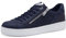 MARCO TOZZI Damen Sneaker flach mit Reißverschluss Vegan, Blau (Navy Comb), 38 EU