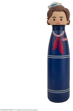 Cinereplicas Stranger Things - Scoops Ahoy Steve Insulated Water Bottle - 500ml - Official License