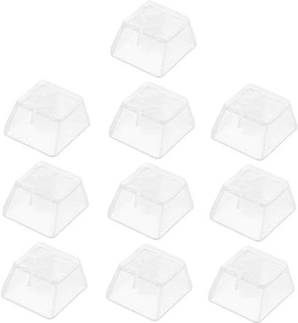 Artibetter Mechanical Keyboard Key Covers 10pcs Transparent Keycaps for Epomaker Keyboard Japanese Keycaps Easy to Use