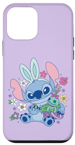 Disney Lilo & Stitch Cute Easter Bunny Stitch and Scrump Hülle für iPhone 12 mini