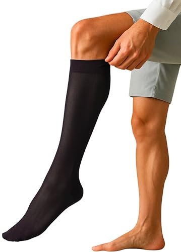 o-day Calze Filo Di Scozia Uomo Lunghe (Confezione Da 2) Eleganti e Traspiranti Calzini Filo Di Scozia Uomo Made In Italy (IT, Numero, 39, 41, Regular, Regular, Nero - 2 Paia)