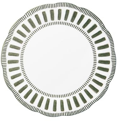 Table Passion - Assiette creuse Napoli verte 22 cm (lot de 6)