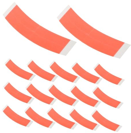 DEARMAMY 72 Pièces Film Bande De Pour Les Femmes Adhésif Bandes De Cuir Chevelu De Accessoires De Film Fort De Colle Rose
