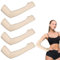 CIATBYYJ 2 pares de mangas protectoras para brazos, suaves y transpirables, para jugar al voleibol, ciclismo, baloncesto, correr y trabajar al aire libre, color carne, Normalität
