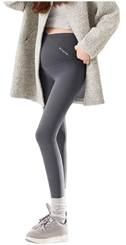 Pantalon court décontracté pour femme enceinte, serré, doux, pour femmes enceintes, sport, fitness, yoga, plus velours, épais, peut être utilisé en dehors du pantalon de yoga leggings avec poche pour