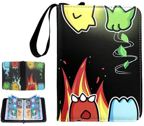 shallyong Raccoglitore Carte 400, Album Carte Collezionabili 4 Tasche (B)
