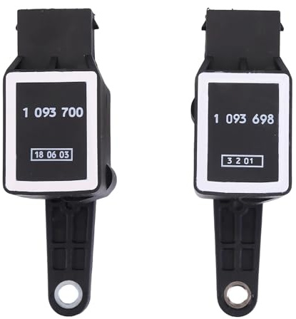Leuchtweitensensor Leuchtweiteregulierung kompatibel mit BMW E46 E39 E38 E60 E61 X3 E83 Z4, Scheinwerfer-Niveausensor vorne links/rechts Ersetzt 37140150957, 37141093698, 37141093700, 37141182641