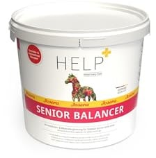 JOSERA Help SeniorBalancer | 1x 4kg | Premium Futter für ältere Pferde | Pferd | Premium Pferdefutter mit getreide- & melassefreie Rezeptur | Mineralstoffversorgung fördert Muskelerhalt im Alter