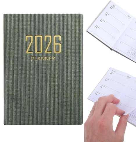 Chaies 2026 Agenda Da Tasca Per Borsetta,A7 Quaderno Per La Gestione Del | Agenda Giornaliera in Inglese da 365 Giorni,per Programmazione Obiettivi Budget Appunti Lavoro Scuola Studenti Universitarie