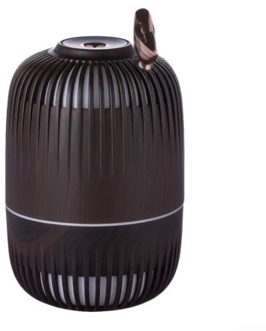 Umidificatore compatto ultra silenzioso con ugello girevole e luce ambientale a LED per piante, casa, sala yoga, design facile da riempire, 13 x 8 cm (B)