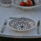 Lot de 6 assiettes creuses Bakir gris - D 24 cm