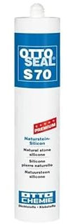 Ottoseal S 70 - Premium-Naturstein-Silikon - Otto Chemie - Matt schwarz
