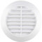 AWENTA Griglia di Aerazione in Plastica ABS Protezione Insetti, Rotonda, Ø 90/115 mm, Bianco
