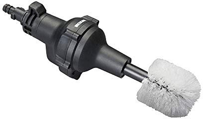 WORX WA4042 Hydroshot cepillo de limpieza giratorio, conexión rápida a presión, color negro (redondo)