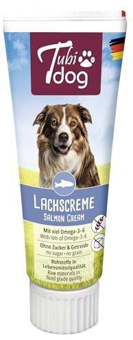 Hansepet 12 x Tubi-Dog Tubi Dog Lachscreme in der Tube 75g im 12er Set