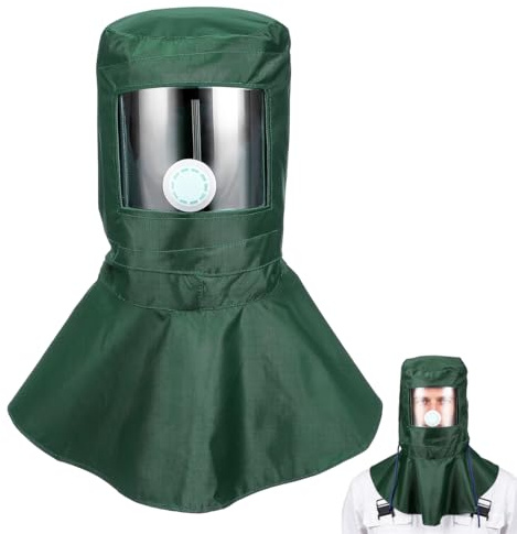 iplusmile Sandstrahlen Haube Schleif Sandstrahler Kappe Wind Anti Tool Cut/Scratch/Wärme Beständig Hals Schutz