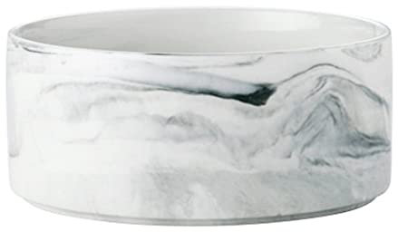 Céramique Gamelle Petit Aliments pour Chiens Bols Autopetfeeder Abreuvoir Cat Bowl Protection Spine Pet Anti-Choke Pet Food Bowl Abreuvoir pour Chats et Petits Chiens Style en Marbre