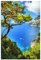 ARTland Wanddeko Wandbild Alu Verbundplatte für Innen & Outdoor Bild 80x120 cm Landschaftsbilder Meer Strand Küste Felsen Capri Italien U2IU