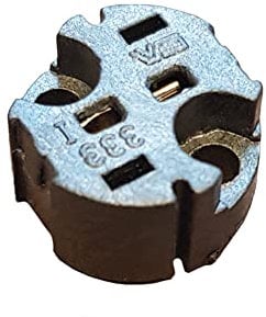 Christoph Palme Fassung für 12V Lampen G4/GU4/GZ4/GX5.3/GY6.35 Kombifassung für LED oder Halogen Schwarz