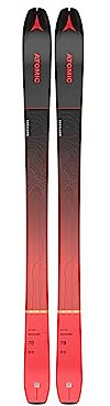ATOMIC N BACKLAND 78 Skifahren, Erwachsene Unisex, Schwarz/Rot/ (Schwarz), 163 cm