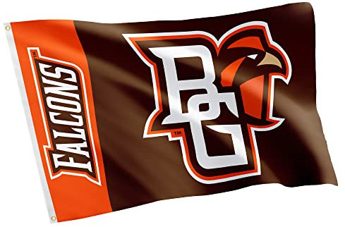 Desert Cactus Bowling Green State University Flagge Falcons BGSU 100% Polyester Indoor Outdoor 91 x 152 cm Flagge (Teamname)