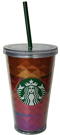 Starbucks, Vasos de plástico para bebidas frías de edición de discoteca, reutilizables