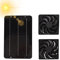 Solar Powered Exhaust Fan, 10W 12V Portable Solar Panel Fan, Waterproof High Speed DC Brushless Fan, Solar Panel Fan for Chicken Coop, Greenhouse, Dog House, Car Window Exhaust