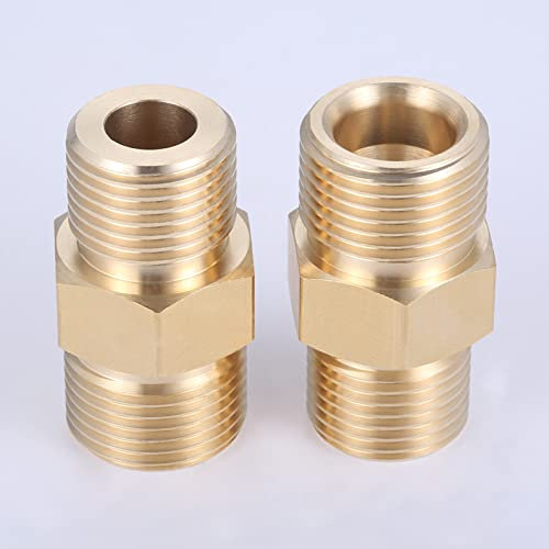 Adattatore in ottone 1PC adatto per bombola di ossigeno maschio G5/8 22,7 mm a maschio G1/2 20 mm connettore filettato connettore bombola di ossigeno 44 * 24 mm-predefinito
