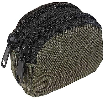 Sharplace Mini Porte-Monnaie Porte-Monnaie, Sac de Taille en Nylon pour Portefeuille extérieur pour Hommes, Porte-Monnaie Multifonctionnel Porte-Monnaie, Vert